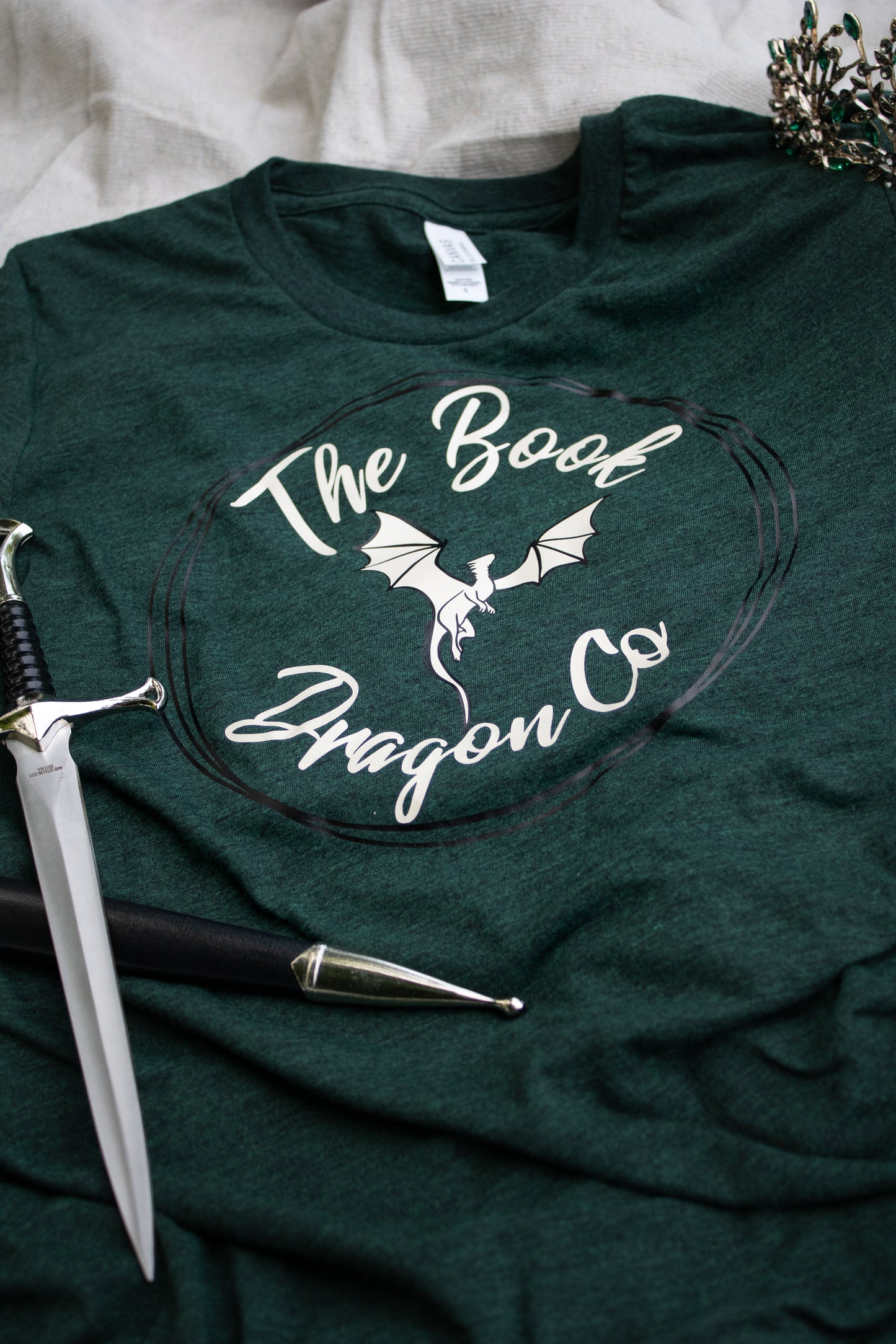 The Book Dragon Co Logo Tee