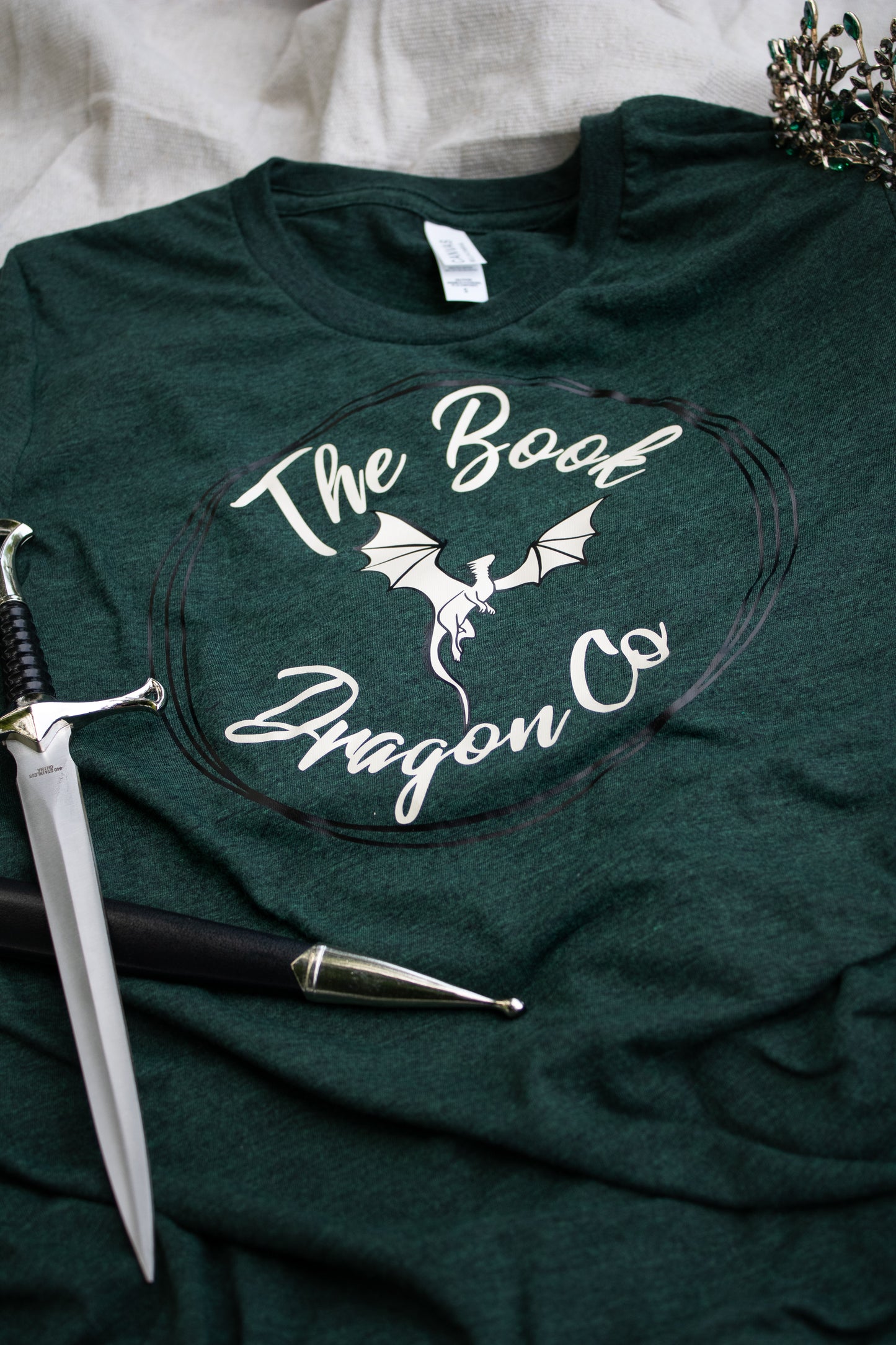 The Book Dragon Co Logo Tee