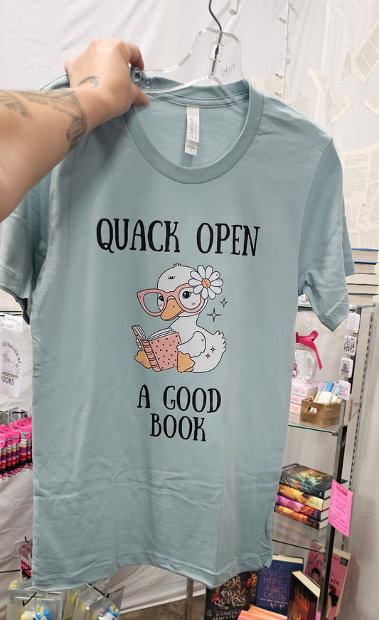 Quack Open A Good Book Tee