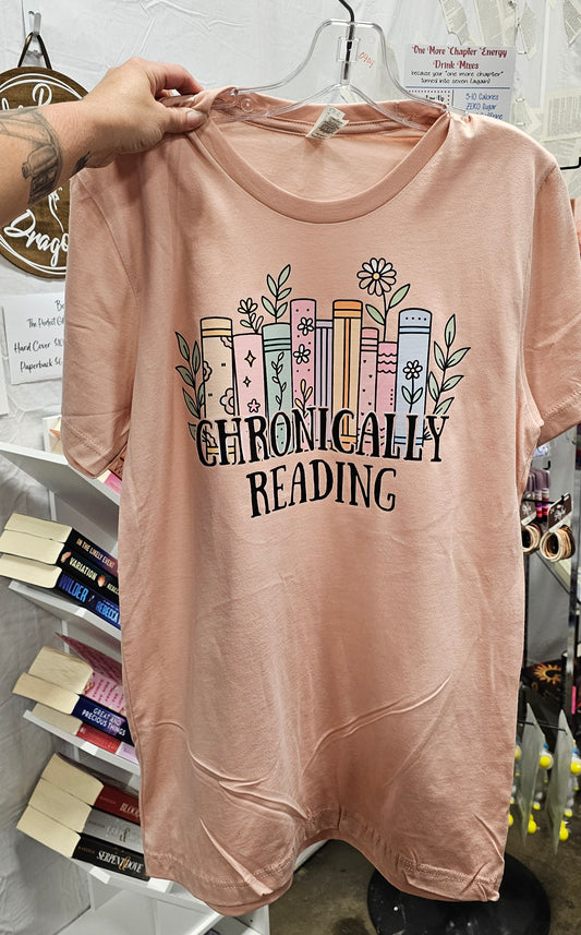 Chronically Reading Tee